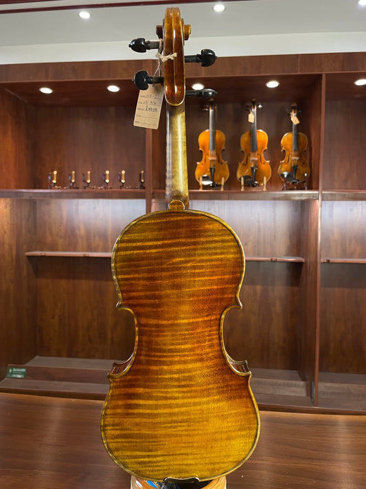 Hot sale single back professional handmade violin